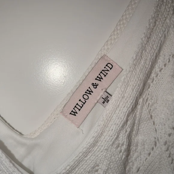 Willow & Wind White Knit Dress - Picture 2 of 3